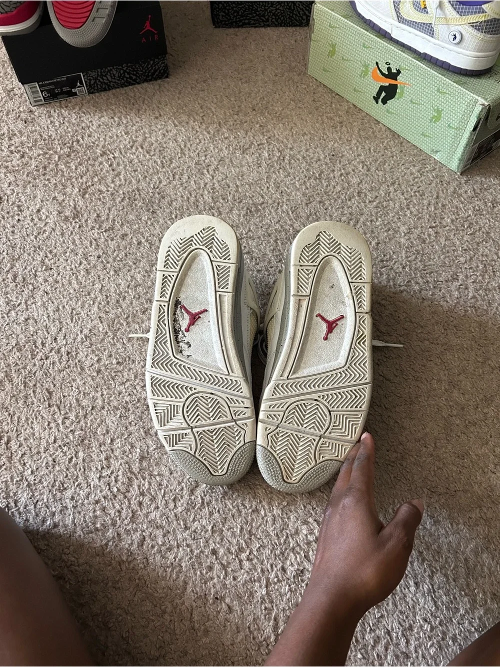 2021 Air Jordan 4 Retro GS “White Oreo”